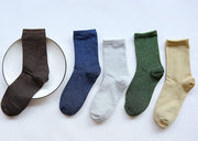 Shiny Gold Silver Lace Socks for Women