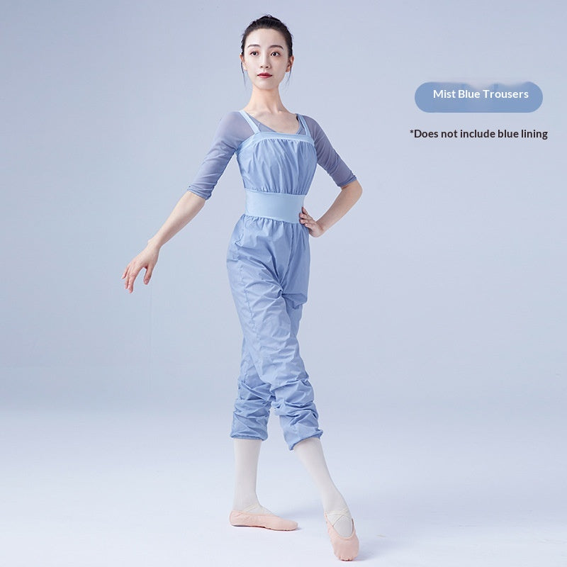 Women's Fitness & Ballet Warm-Up Sweat Bodysuit