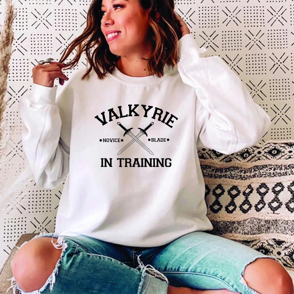 Valkyrie in Training Bookish Graphic Sweatshirt