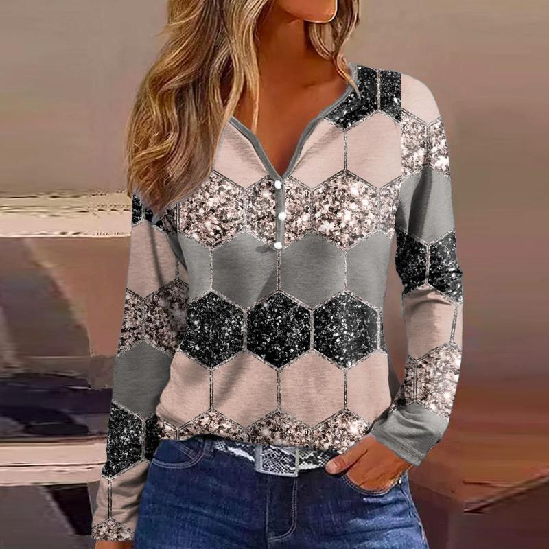 Vibrant 3D Digital Print Casual Sweet Women's T-Shirt
