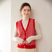 Cashmere Sleeveless Cardigan Vest – Ultra‑Soft, Layer‑Ready Style