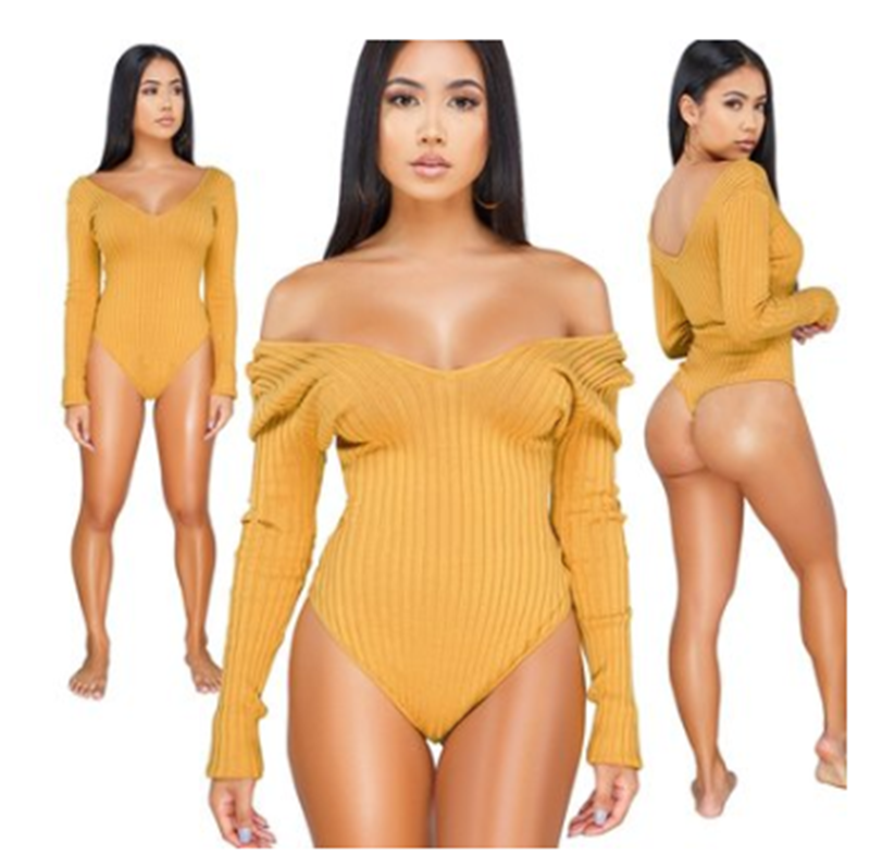Women's Fashion Se Deep Artle Bring Long se Hole Jum