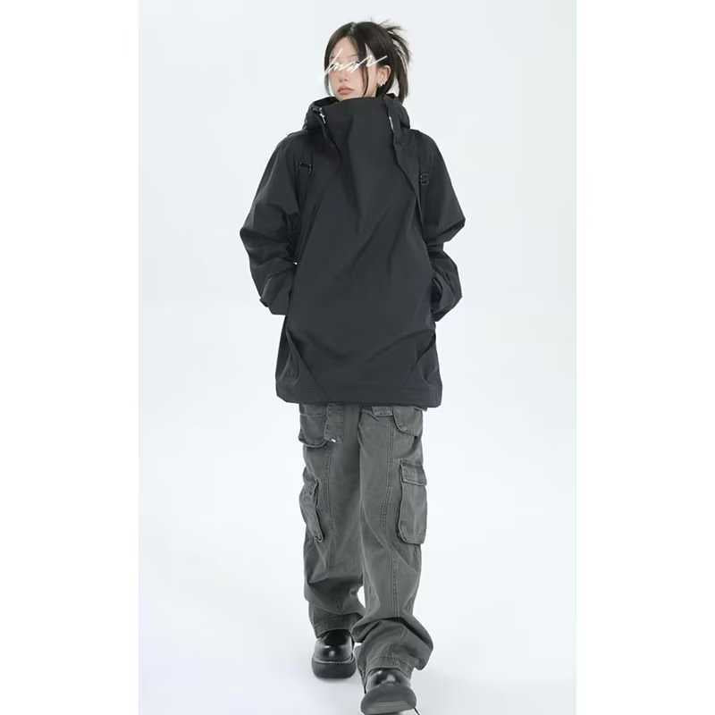 Autumn Solid Color Mechanical Style Design Sense Versatile Casual Jacket