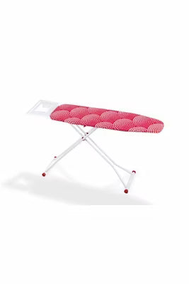 Durable monoblock ironing board with heat-resistant fabric