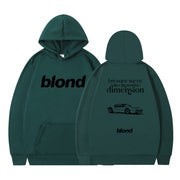 Cozy Fleece Geometric Casual Hoodie