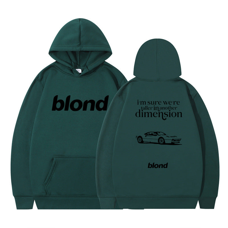 Cozy Fleece Geometric Casual Hoodie