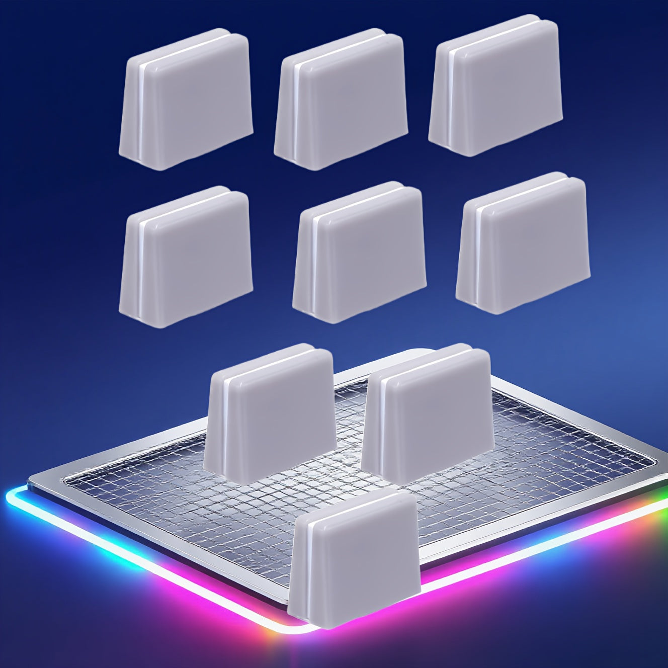 Color-Coded DJ Mixer Knob Caps Set for Controllers and Mixers