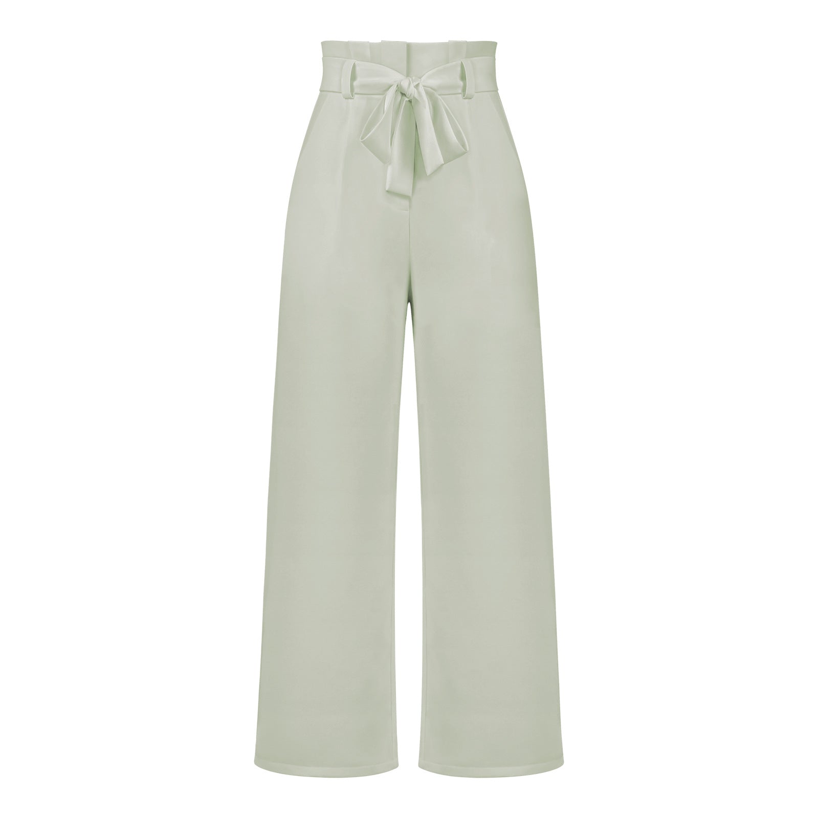 Women's Ice Silk Casual Wide-Leg Trousers