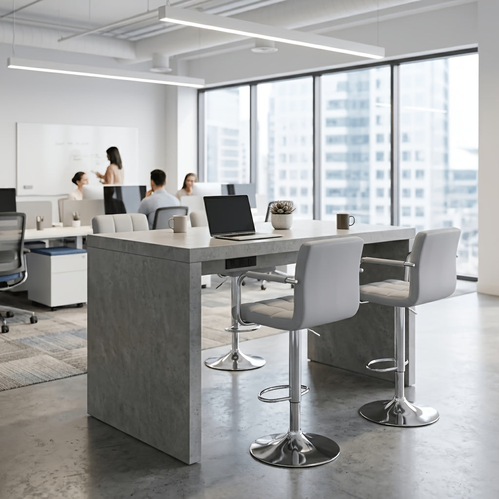 Adjustable Ergonomic Office Chair with Swivel Base