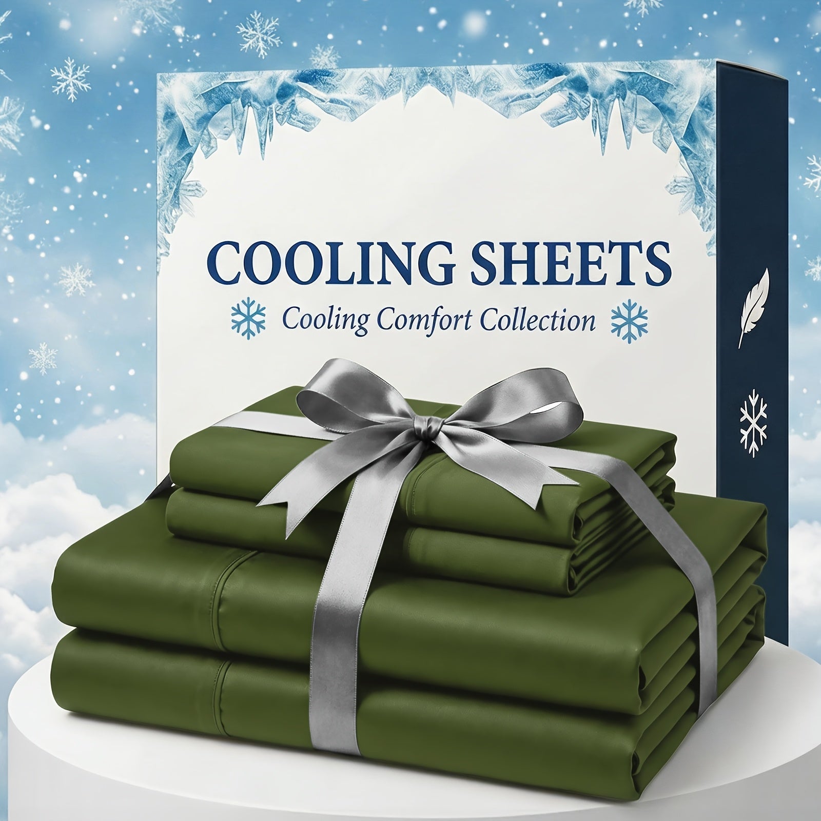 Bamboo Fiber Bed Sheet Set with Extra Deep Pockets - Breathable and Cooling