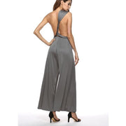Women's Cross Bandage Stretchy Jumpsuit