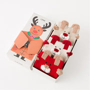 Stay Fresh in Style - Red Cartoon Deodorant Socks for Women