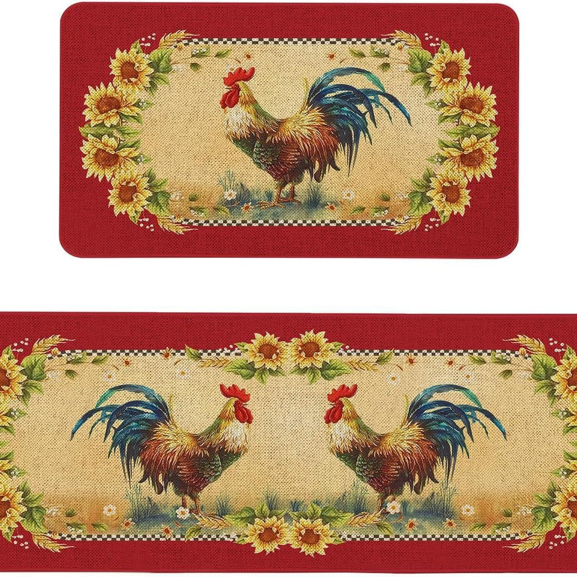 Retro-style Kitchen Floor Matstain-resistant Durable and Easy to Care for
