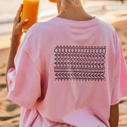 Cozy Cotton Relaxed Fit Pullover – Mid‑Length Short‑Sleeve Tee