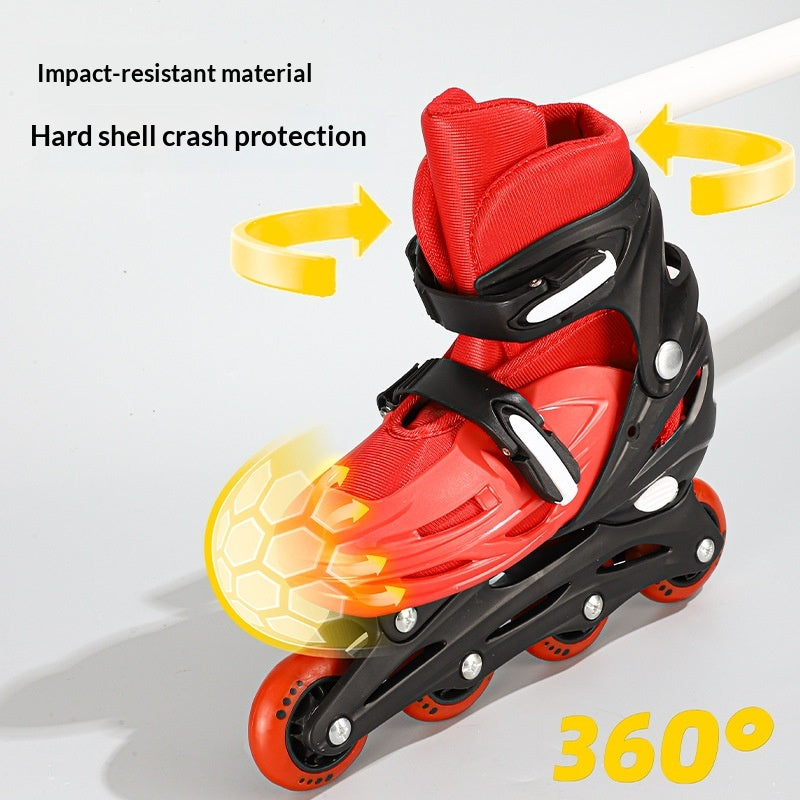 Kids Inline Skate Full Set with Adjustable Size Options