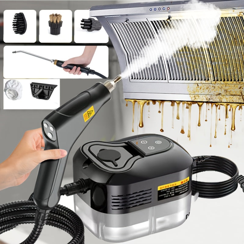 High-Pressure Steam Cleaner, Accessories Sold Separately, Household Steam Cleaner Handheld, Suitable for Kitchen Fumes, Sofas, Small Air Conditioners, Washing Machines, Carpet Cleaning, Car Cleanin...