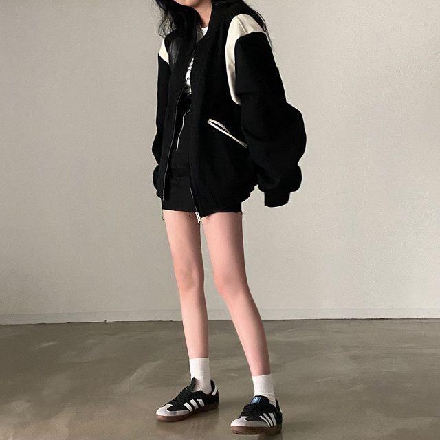 Casual Oversized Student Baseball Jacket