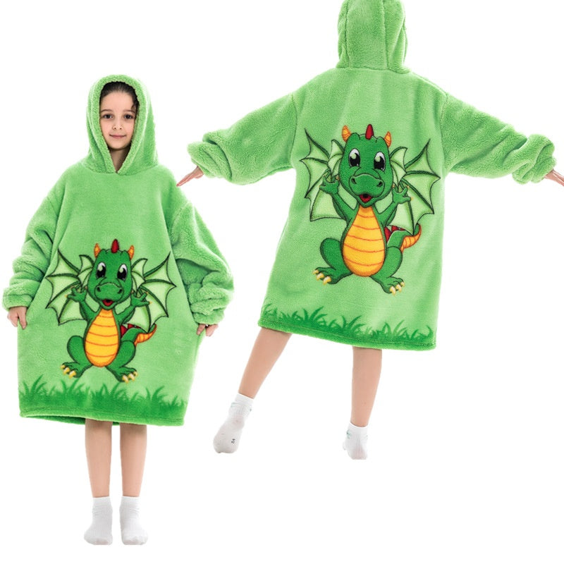 Cozy Oversized Thickened Hooded Blanket Sweatshirt