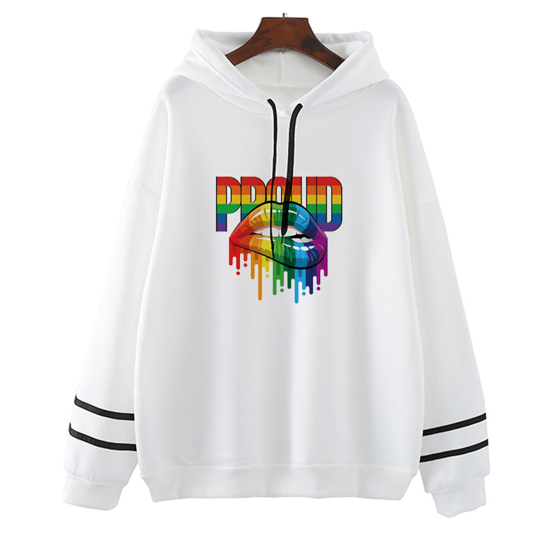 Purple Trendy Casual Long Sleeve Sweatshirt
