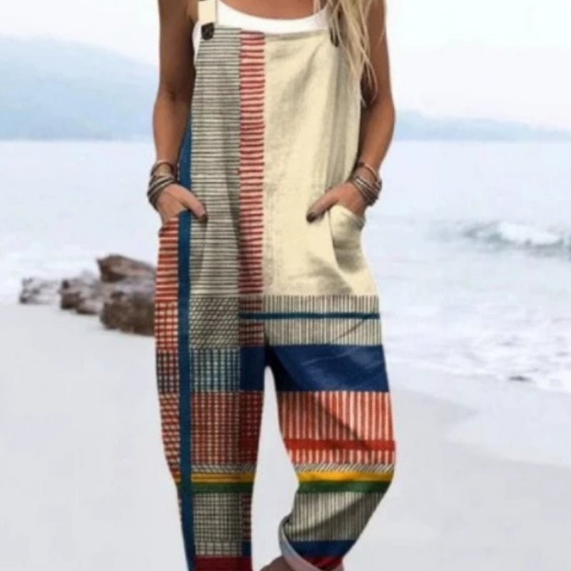 Women's Casual Jumpsuit With Digital 3D Print