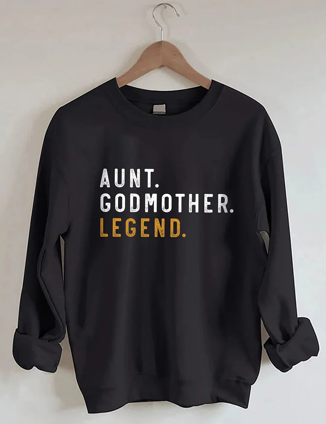 Chic Letter Print Off-Shoulder Pullover Sweater