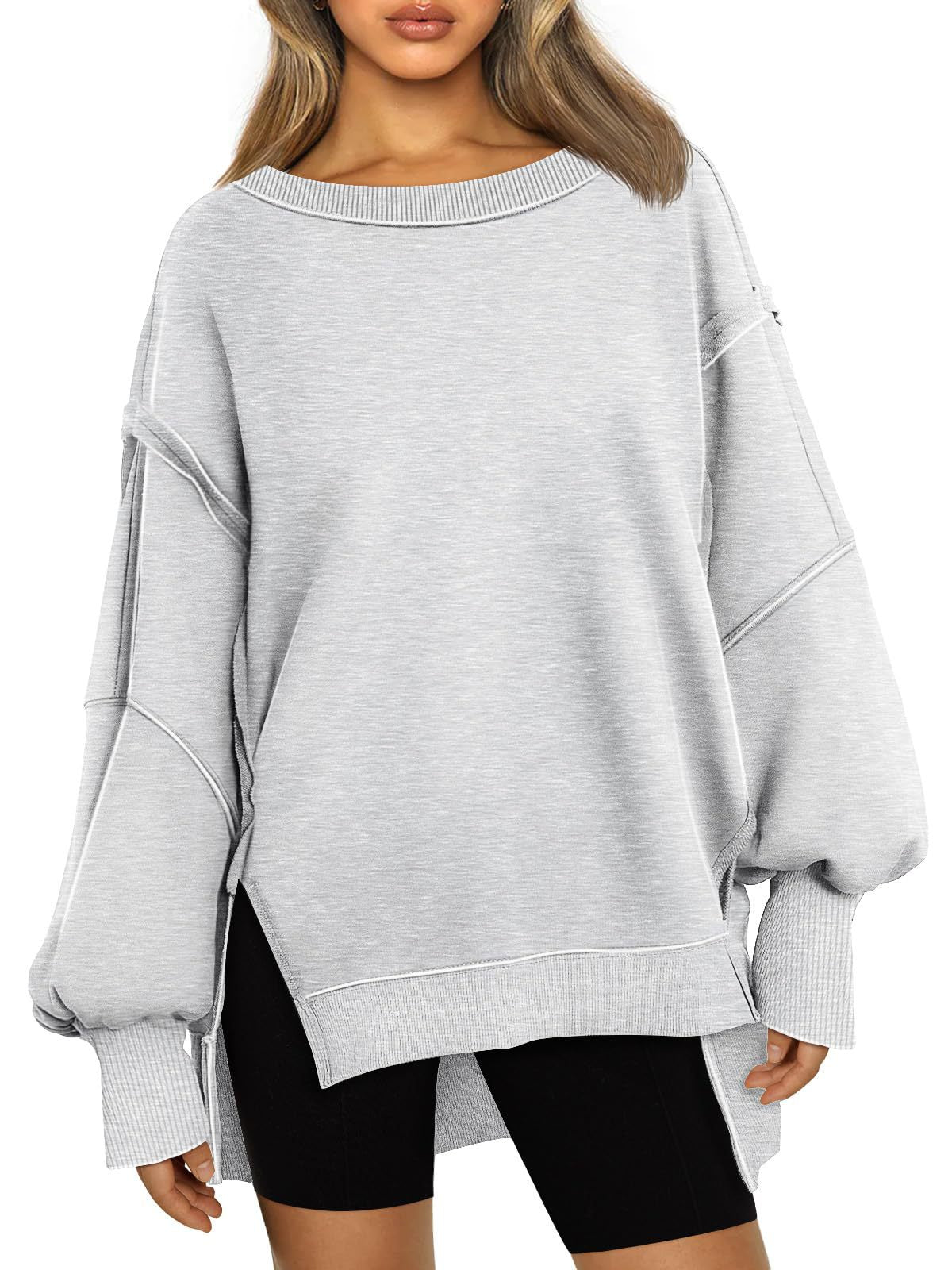 Women's Cozy Hooded Round-Neck Casual Sweatshirt