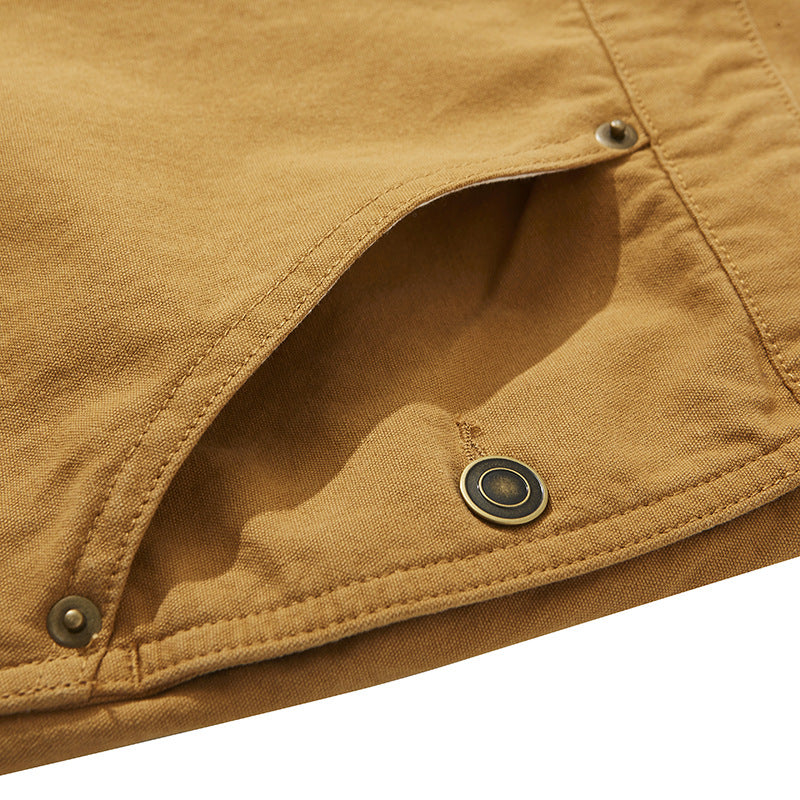 Japanese Workwear Canvas Overalls for Casual Style