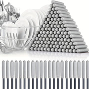 Dishwasher Rack Repair Kit – 100 PVC Tine End Caps, Rust‑Resistant Snap‑Fit Replacement Parts