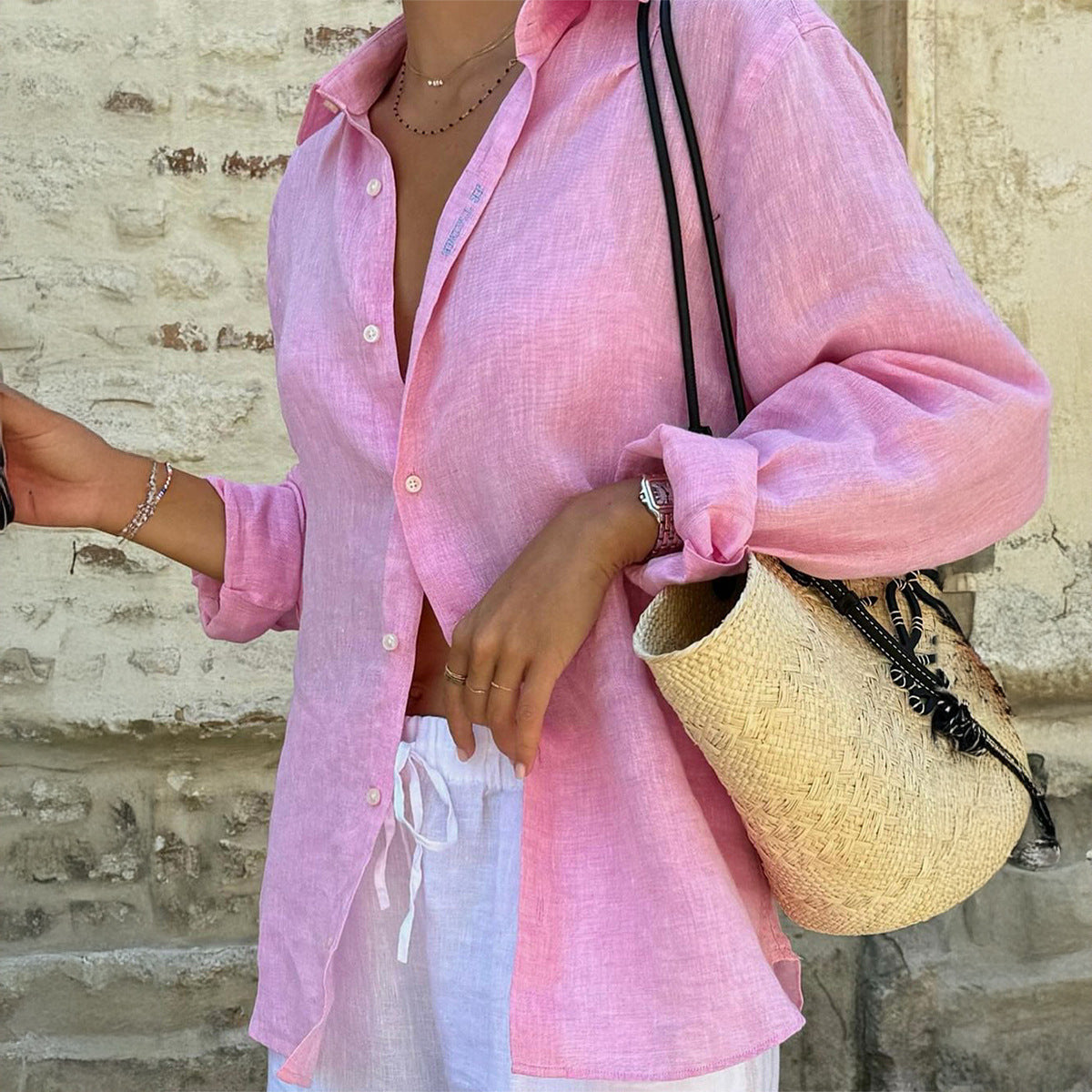 Women's Street Cardigan Long-sleeved Shirt