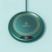 USB Heated Coaster – Smart Beverage Heater with 3 Temperature Levels, Fits All Cups