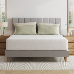 Novilla Breathable Bed Mattress with Gel Memory Foam - Cooling Technology, Motion Isolation & Edge Support, Twin/Full/Queen/King Size (6/10/12/14 Inch) - Medium-Firm Feel, Breathable Polyester Cove...