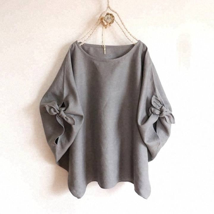 Trendy Tie-sleeve Blouse for Women