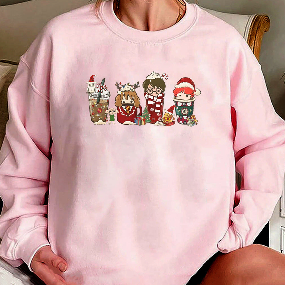 Women's Magic Wizard Christmas Sweatshirt Holiday Pullover