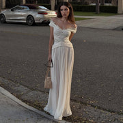 Women's Mesh Stitching Light Luxury Dress