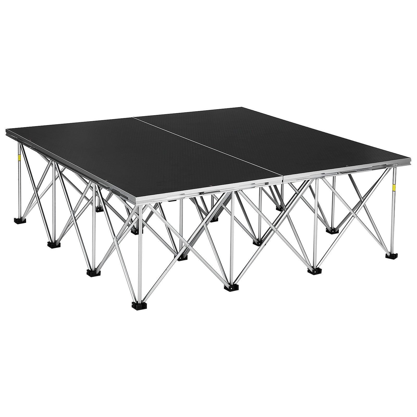 48x48 Inch Portable Collapsible Dance Stage with Non-Slip Surface