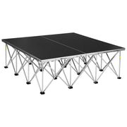 48x48 Inch Collapsible Portable Stage Platform with Non-Slip Surface