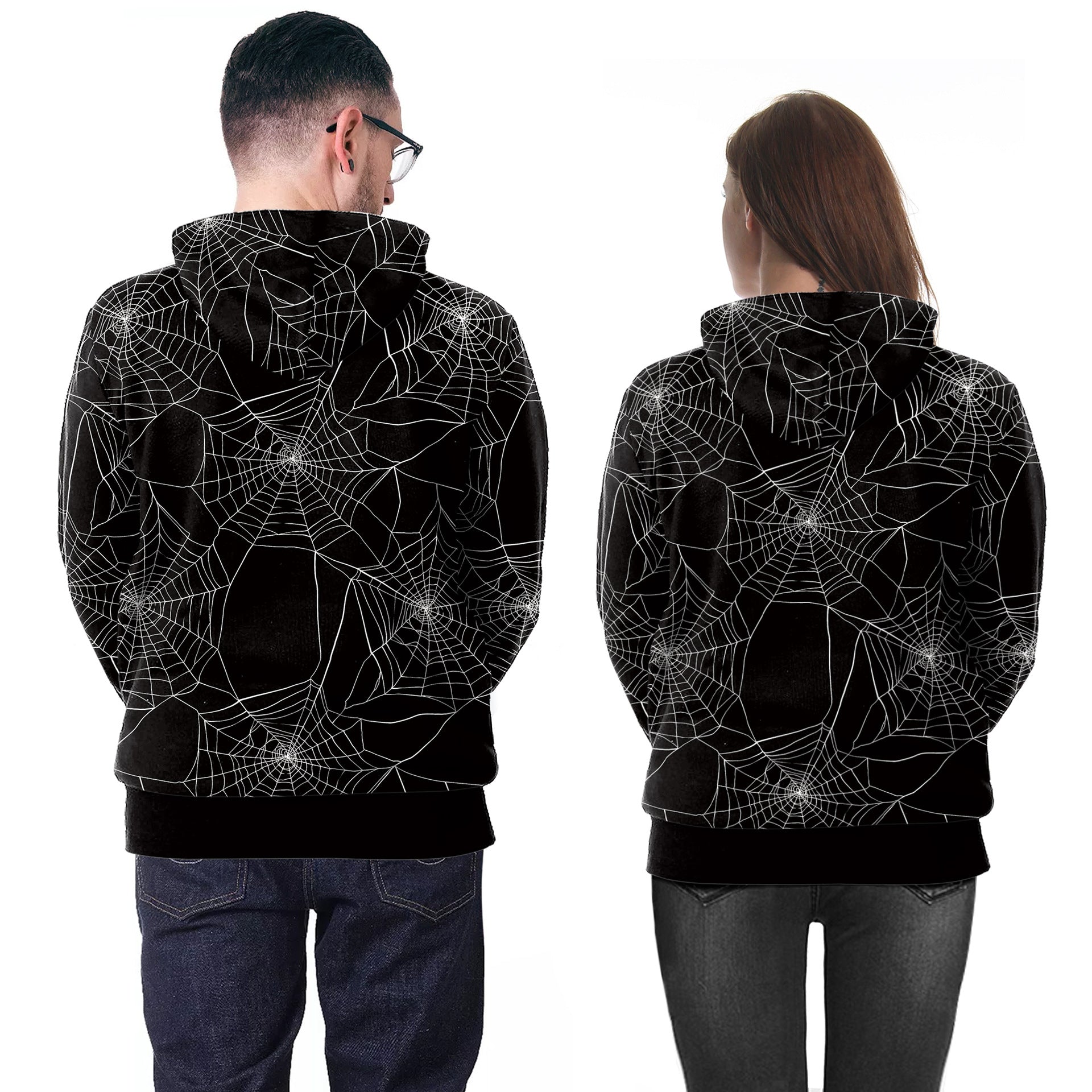 Women's Halloween Skull Casual Hooded Sweatshirt