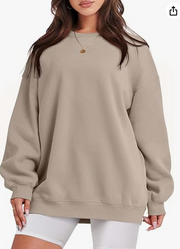 Cozy Solid Long-Sleeve Sweatshirt for Women
