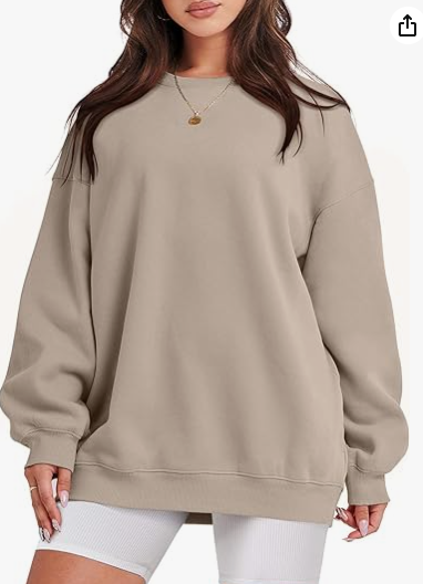 Cozy Solid Long-Sleeve Sweatshirt for Women