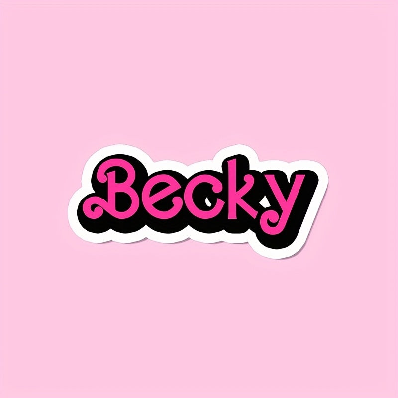 Custom Name Stickers for Water Bottles, Tumblers, and Laptops