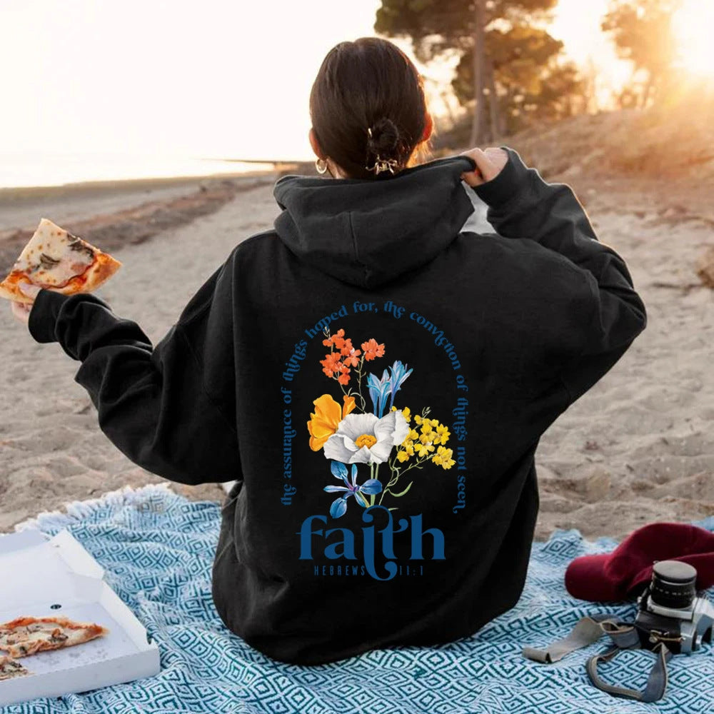 Aesthetic Christian Bible Verse Hoodie for Women