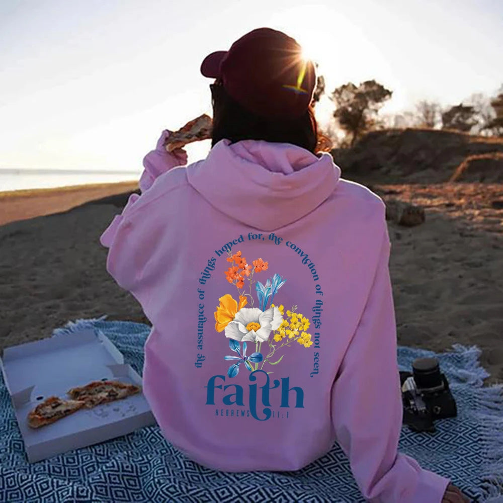 Aesthetic Christian Bible Verse Hoodie for Women