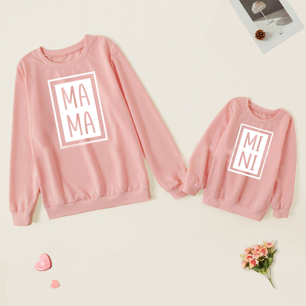 Matching Family Colorblock Hoodies for Mom and Daughter