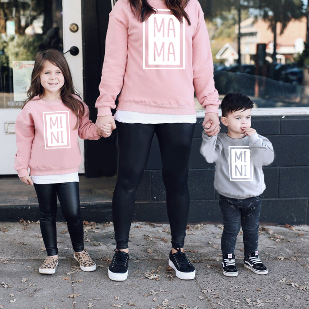 Matching Family Colorblock Hoodies for Mom and Daughter