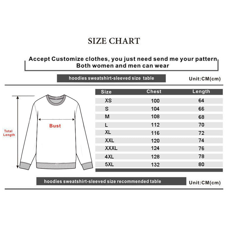 Casual Long-Sleeve Round Neck Printed Sweatshirt