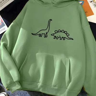 Casual Long-Sleeve Round Neck Printed Sweatshirt