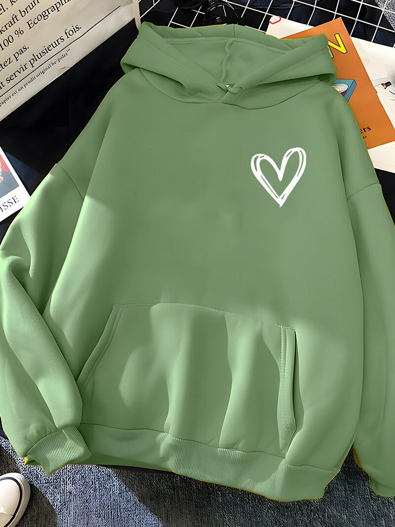 3D Planet Print Couple Hoodie Matching Streetwear Sweatshirt