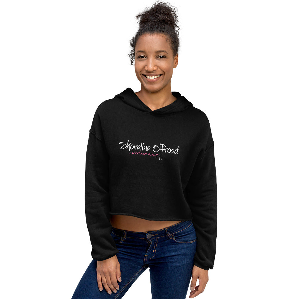 Women's Long Sleeve Printed Cropped Sweater