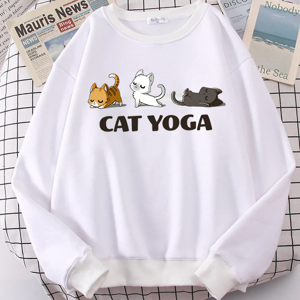 Women's Printed Yoga Sweatshirt | Active Pullover