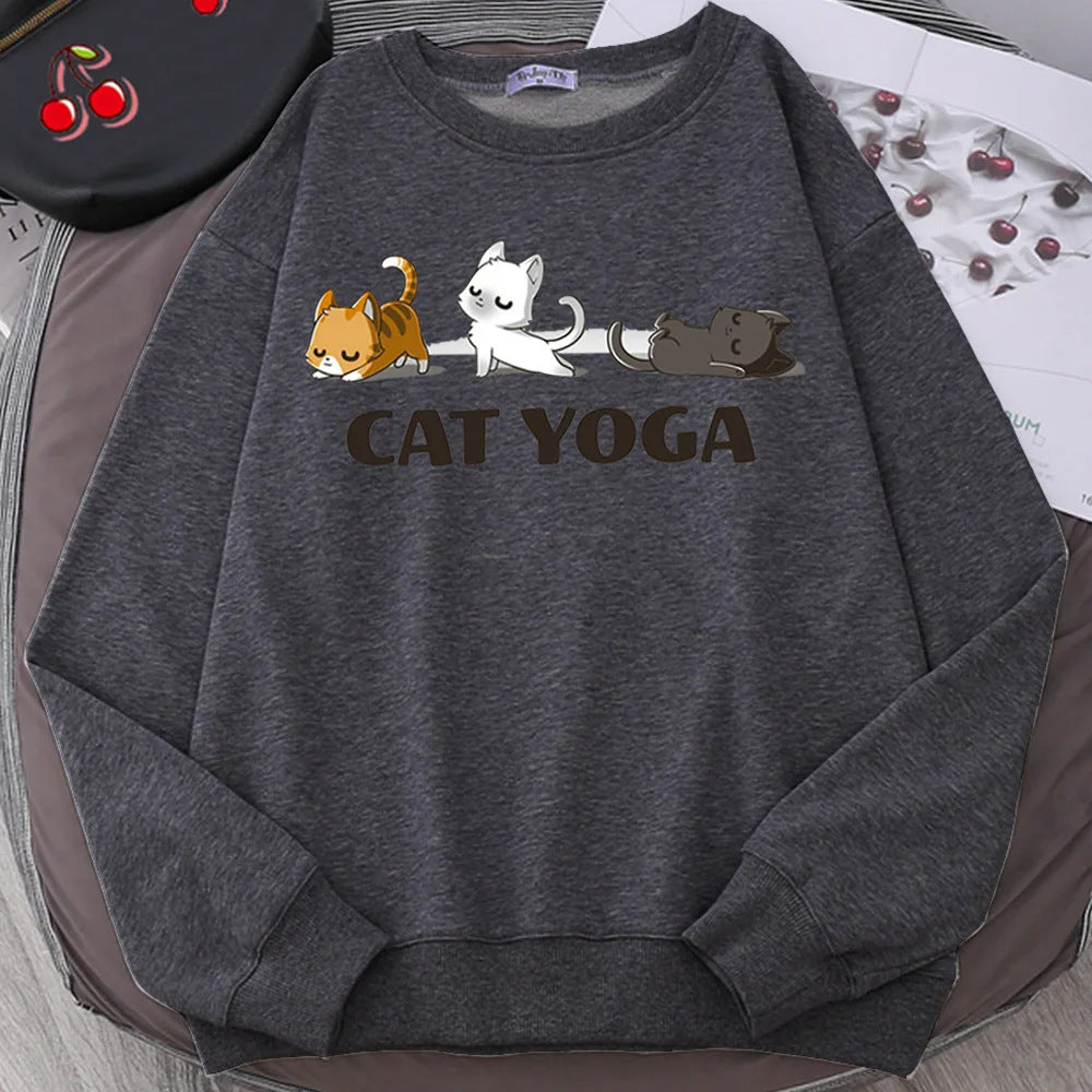 Women's Printed Yoga Sweatshirt | Active Pullover